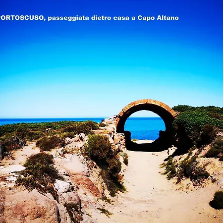 Stella Marina, A 450 Mt Dalla Costa Del Mar Di Sardegna Lägenhet Portoscuso